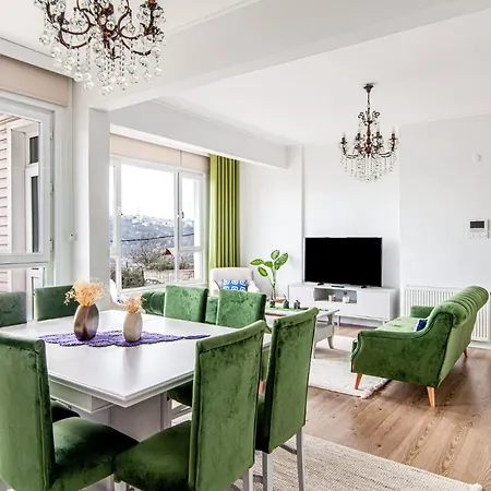 Fancy With Balcony And View In Sariyer